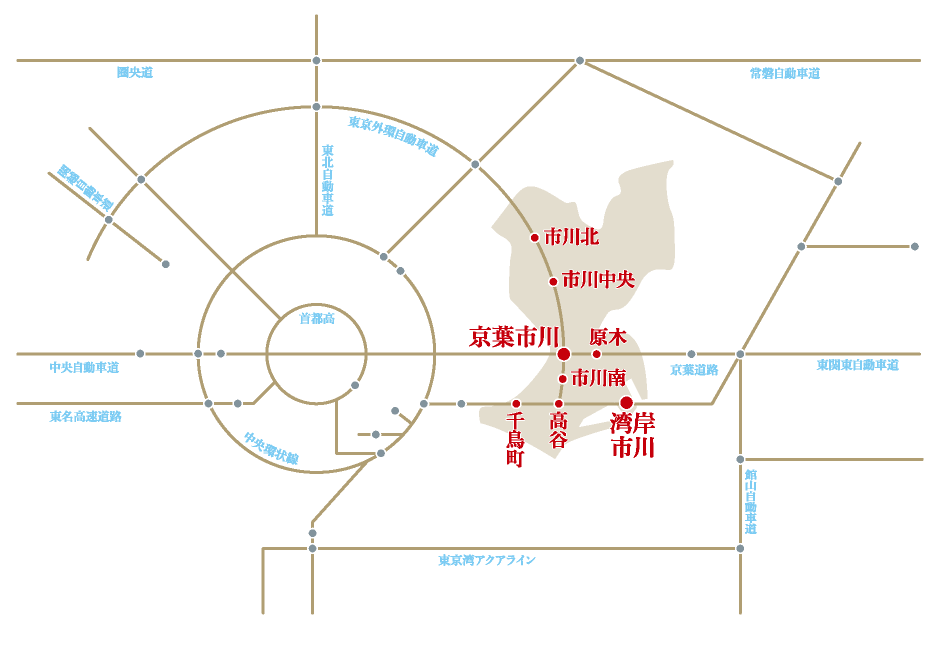 高速道路　MAP